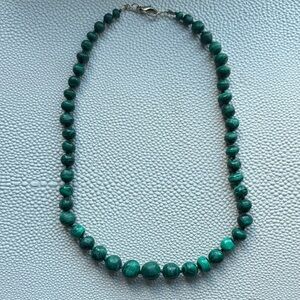 Elegant Green Beaded Necklace